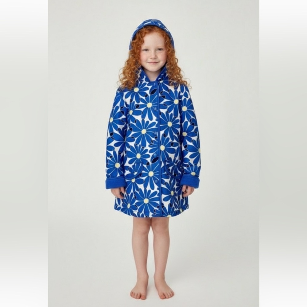 Gymboree Blue Floral Raincoat‎ for Kids